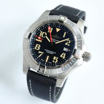 Breitling 44MM Coated Watch Case Avenger  Watch